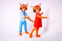 Аниматоры Три Кота Коржик и Карамелька Минск