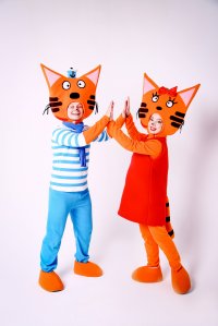 Аниматоры Три Кота Коржик и Карамелька Минск деткам