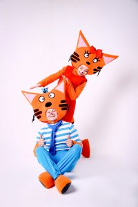 Аниматоры Три Кота Коржик и Карамелька на детский праздник Минск