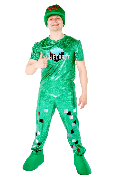 Аниматор Майнкрафт заказать в Минске - студия Улетные Качели, Аниматоры в Минске