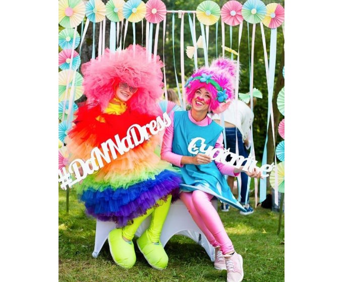 Аниматор тролль Розочка и Цветан заказать в Минске