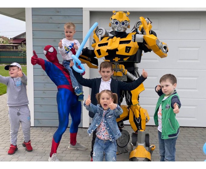 Аниматор Трансформер заказать в Минске - Улетные Качели